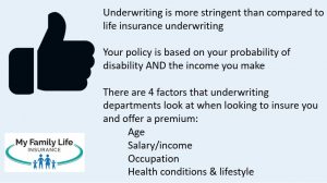 to show the what disability insurance carriers require for underwriting of plumbers