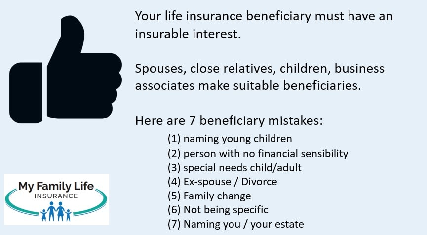 to show the 7 life insurance beneficiary designation mistakes