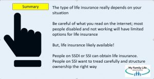 introduction that people with disabilities can obtain life insurance