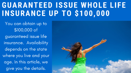 7 Guaranteed Issue Life Insurance Options Up To $100k | Easy To Apply