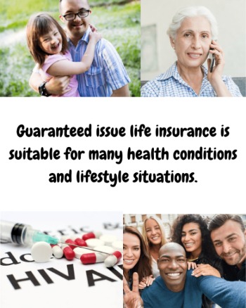 to illustrate who guaranteed issue life insurance 100k is good for.