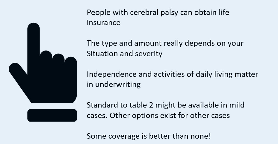 cerebral palsy travel insurance