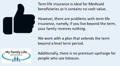 to introduce the term life insurance plan that works well with Medicaid