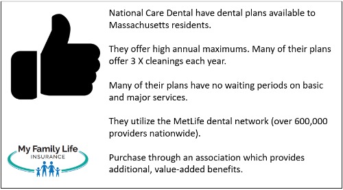 to shoe national care dental insurance for massachusetts residents
